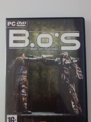 B.O.S Bet On Soldier PC videogame μεταχειρισμένο, φθαρμένο εξώφυλλο