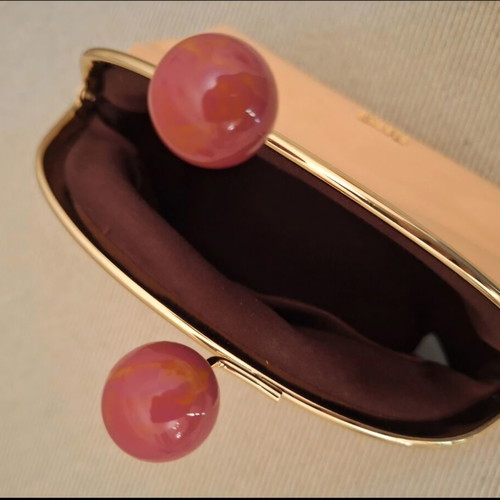 Parfois pink clutch like new