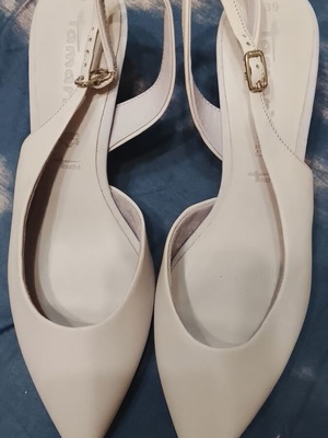 Tamaris beige slingback shoes size 39