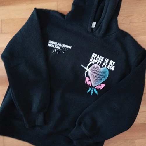Black hoodie Zara like new, size S