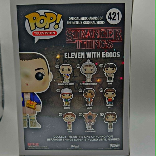 Funko Pop Stranger Things Eleven With Eggos Chase No.421 like new