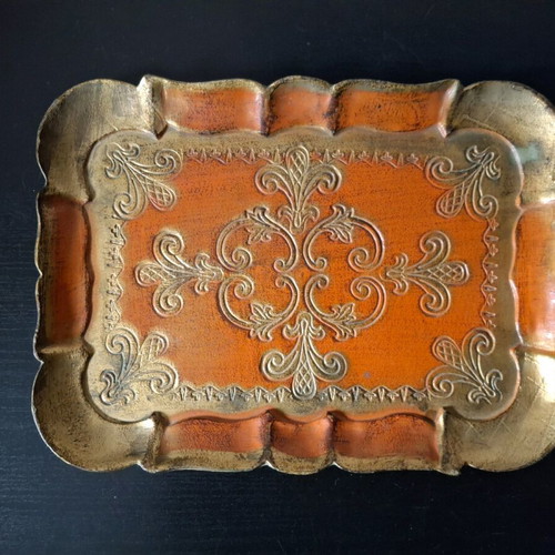 Decorative tray made in Italy used