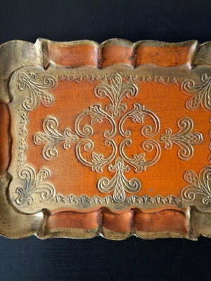 Decorative tray made in Italy used