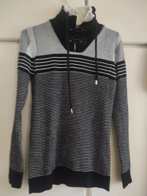 Bel Mode Premium Quality Men's Shirt M like new, black and white