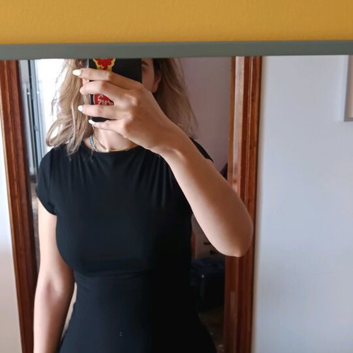Ριπ ελαστικό φόρεμα σαν καινούργιο, midi, one size, μαύρο