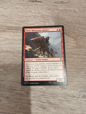 Misty Mountains Raider κάρτα Magic the Gathering