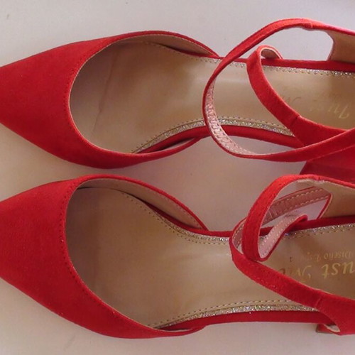 Red Pumps Size 38 New