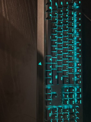 Razer BlackWidow V3 Pro gaming keyboard used