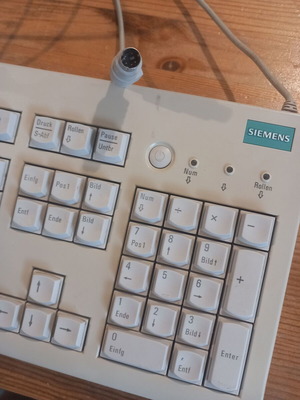 Siemens KBPC P2 Vintage Keyboard used, PS/2, QWERTZ Layout
