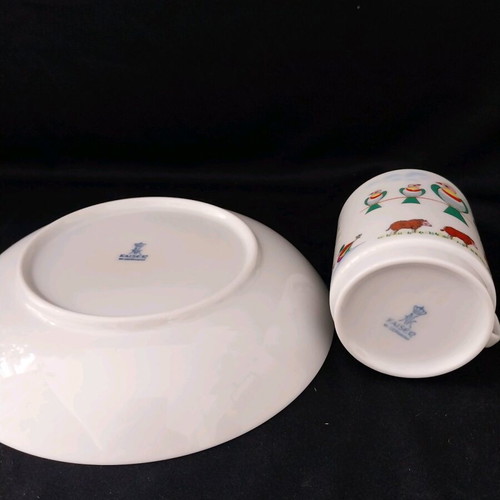 AK Kaiser VTG Germany children's dinner set 2pcs Animal Family