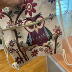 Women's backpack like new with emblematic owl design