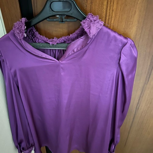 Zara women's blouse used, purple, size S