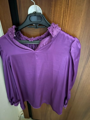 Zara women's blouse used, purple, size S