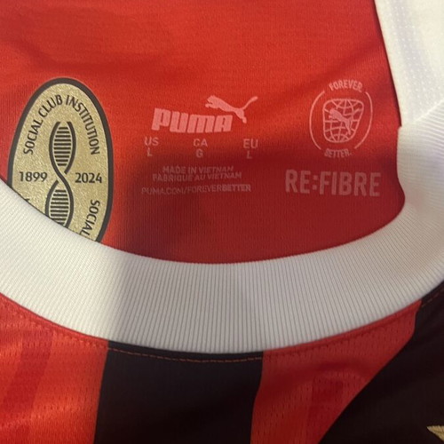 Milan jersey Puma appearance size large, like new