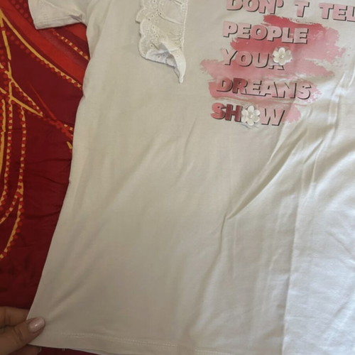 White blouse with design large size like new