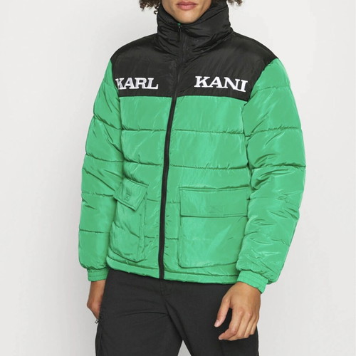 Karl Kani Retro Block Puffer Jacket, men's size S