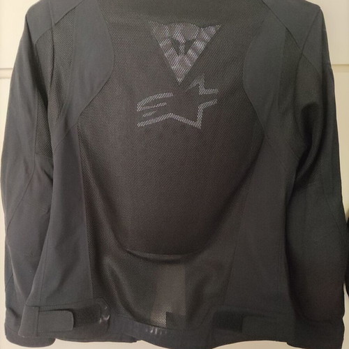 Two motorcycle jackets with protectors