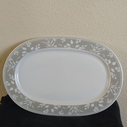 Aslanis Environments porcelain serving platter new 32.5x22 cm