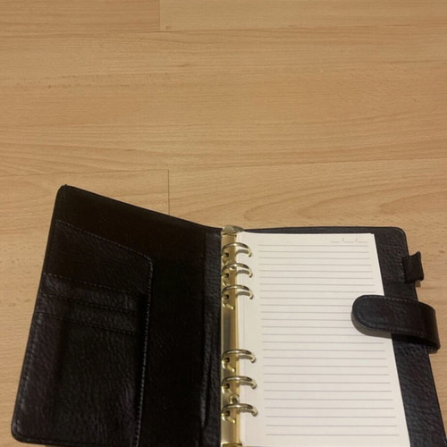 Black Organizer Binder New with Rings