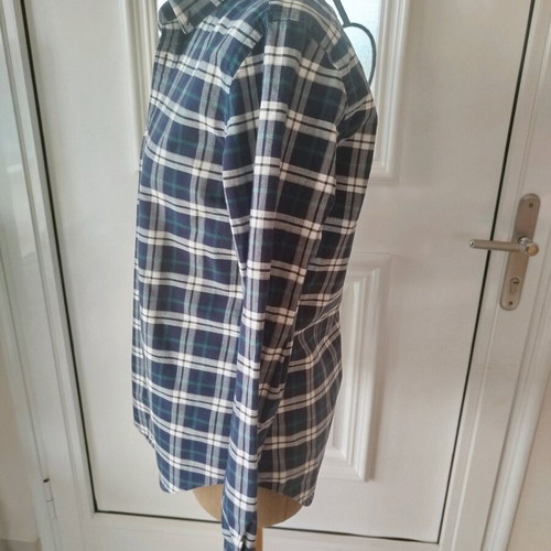 Zara men's shirt size M blue and green like new