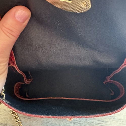 Shoulder bag new, natural leather, size 21x15cm