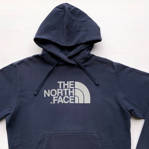 THE NORTH FACE Men’s Sweatshirt Pullover Hoodie Blue - Size M