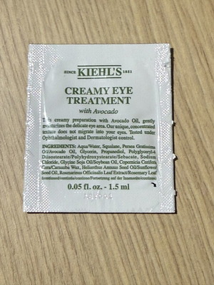 Kiehl's Creamy Eye Treatment с авокадо, мостра 1,5 ml