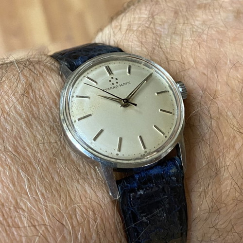 Eterna Matic used men's automatic vintage watch 33cm