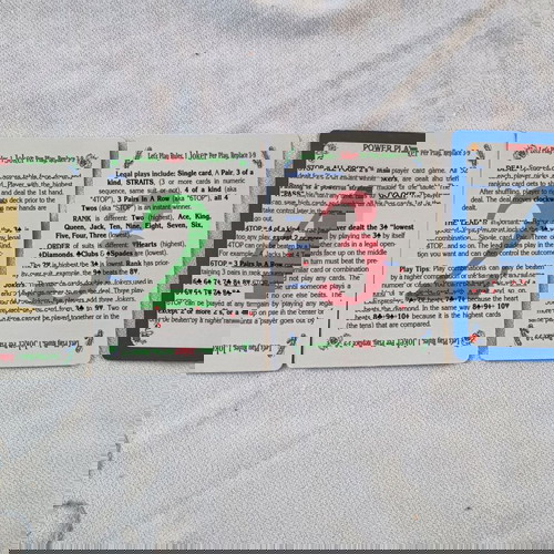 Τράπουλα Let's Play USA μεταχειρισμένη, συλλεκτική με 52 Πολιτείες