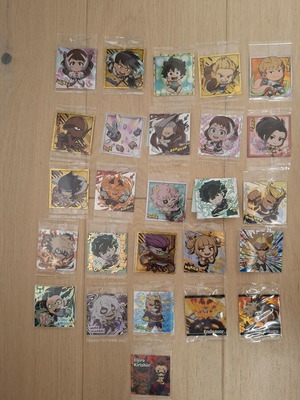 Bandai My Hero Academia Niformation Wafer комплект с 26 стикера