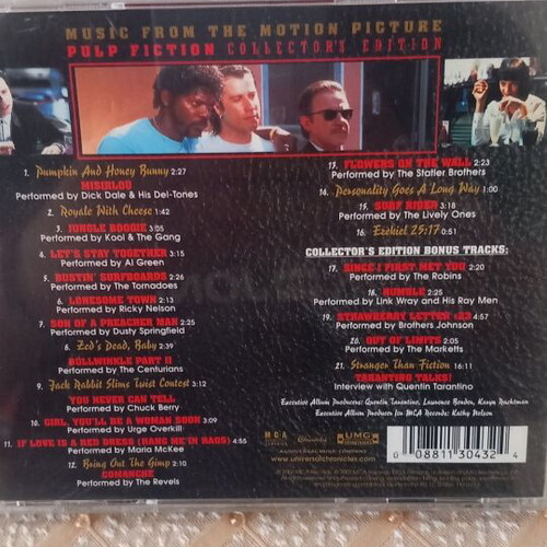 Pulp Fiction CD soundtrack