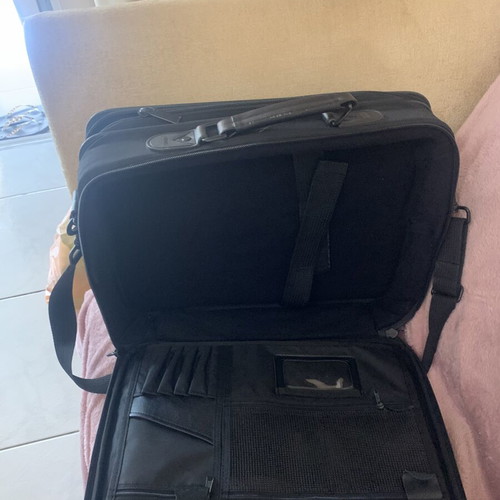 Dell laptop bag like new with two zip compartments black