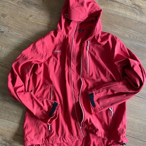 Bergans of Norway Stegaros Lady Jacket softshell women's jacket like new, red and pink