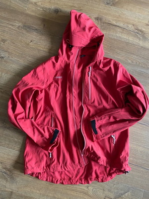 Bergans of Norway Stegaros Lady Jacket softshell women's jacket like new, red and pink