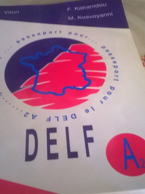 Delf A2 French Language Learning Book like new