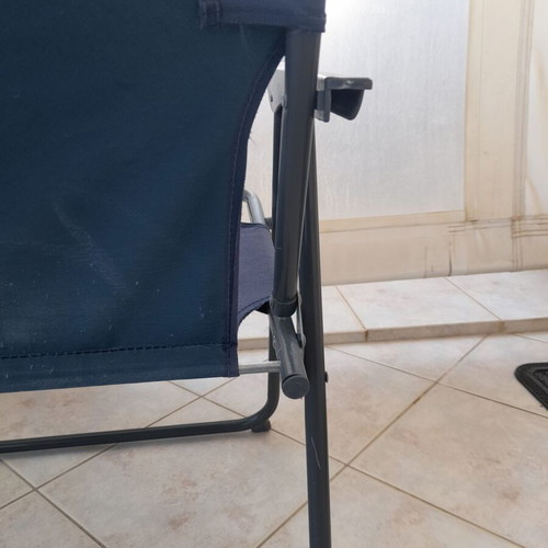 Beach chair like new, height 75cm, width 53cm