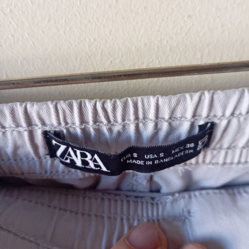 Zara ανδρικό παντελόνι cargo σαν καινούργιο, γκρι, μέγεθος S