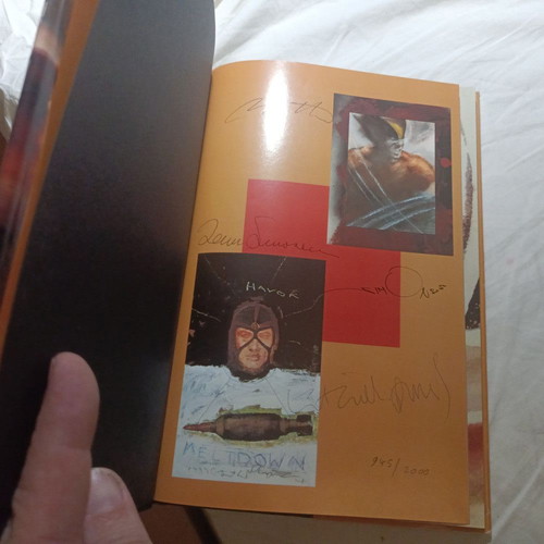 Havok and Wolverine: Meltdown Limited Signed Edition graphic novel