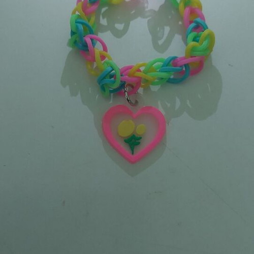 Plexi flexi children's bracelets new, colorful, set of 4