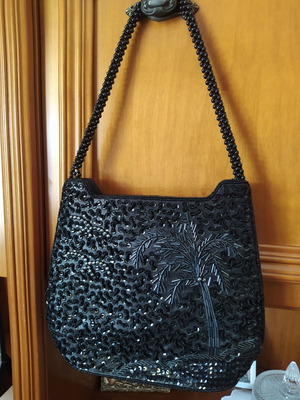 Vintage handmade bag unused, embroidered