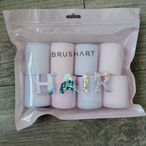 Hair rollers set new, self-adhesive