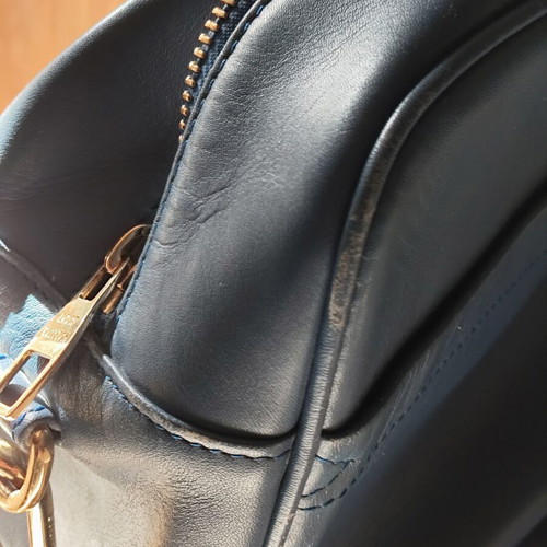 Louis Vuitton Flight Paname Take Off Crossbody Bag used, blue leather