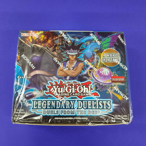 Yu-Gi-Oh! Legendary Duelists Duels from The Deep booster display