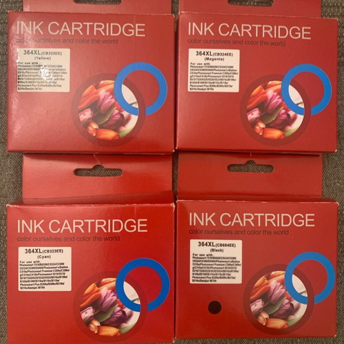 364XL Ink Cartridge Set and HP Photo Paper new