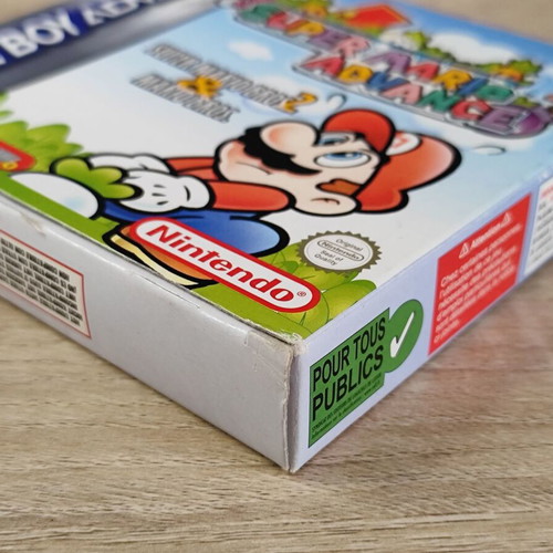 Super Mario Advance Nintendo Game Boy Advance game used with box and manual
