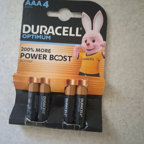 Duracell AAA batteries new