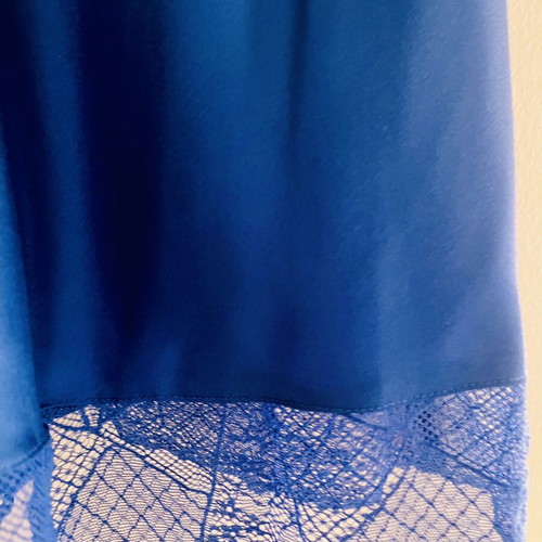 Molly Bracken Ladies Woven Camisole new, cobalt blue, size large