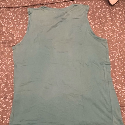 Tom Taylor sleeveless sports T-shirt used, size XL, green