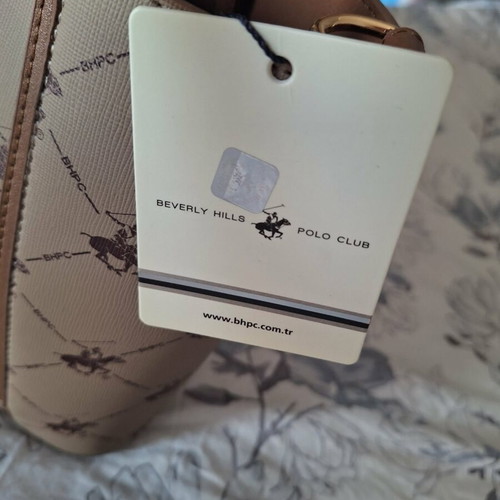 Women's crossbody bag, beige, brand new with tag