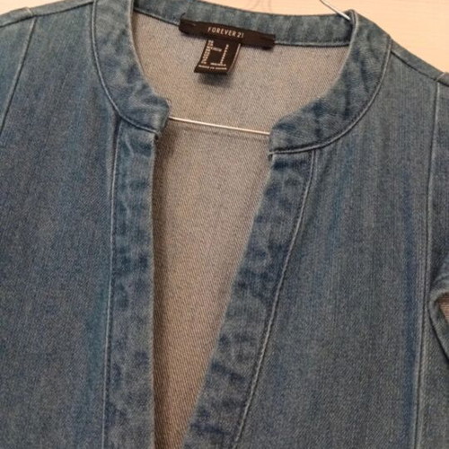 Denim dress Forever 21 small like new, blue